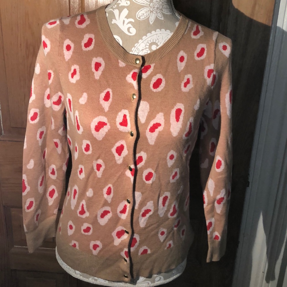 Banana Republic Cardigan Animal Print 💐